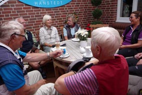 Kaffeepause in Hanstedt in der Nordheide