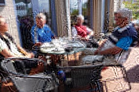 Kaffeetrinken in Steinhude am Steinhuder Meer