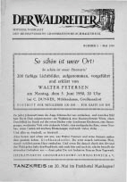 Titelseite Mai 1950