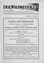 Titelseite August 1950