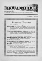 Titelseite Juli 1951