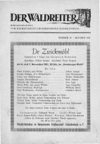 Titelseite Oktober 1951