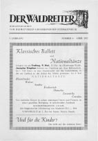 Titelseite April 1952
