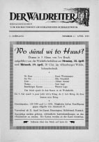 Titelseite der Ausgabe April 1953