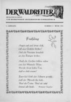 Titelseite März 1955