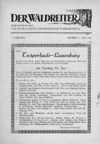 Titelseite Mai 1955