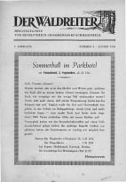 Titelseite August 1955