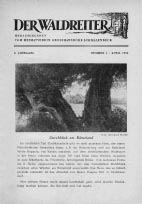 Titelseite April 1956