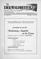 Titelseite Mai 1970